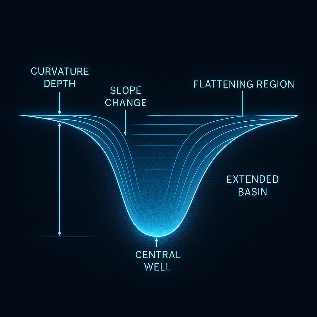 Dark matter basin structure